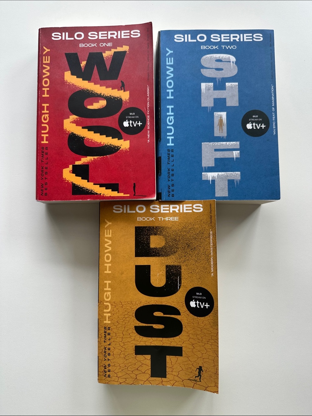 Silo Series Trilogy Books - Wool, Shift, Dust by Hugh Howey